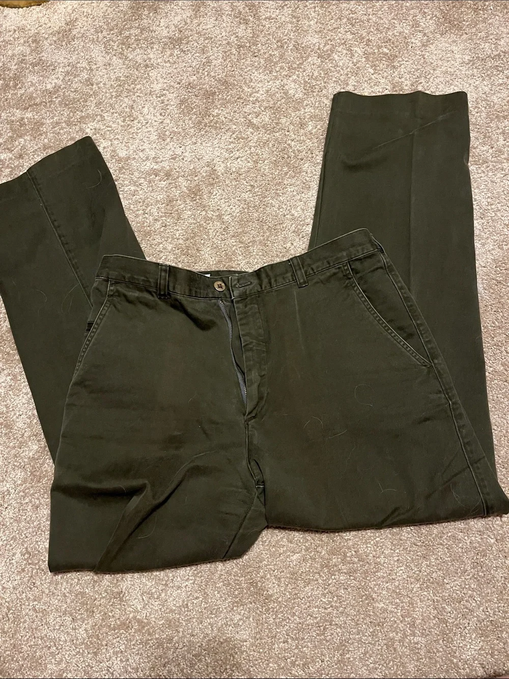 Vintage Banana Republic Men's Dark brown Chinos